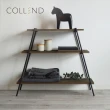 【日本COLLEND】IRON 實木鋼製三層置物架-2色可選(收納架/整理架/儲物架)