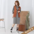 【betty’s 貝蒂思】貓咪口袋連帽防風薄背心(橘色)