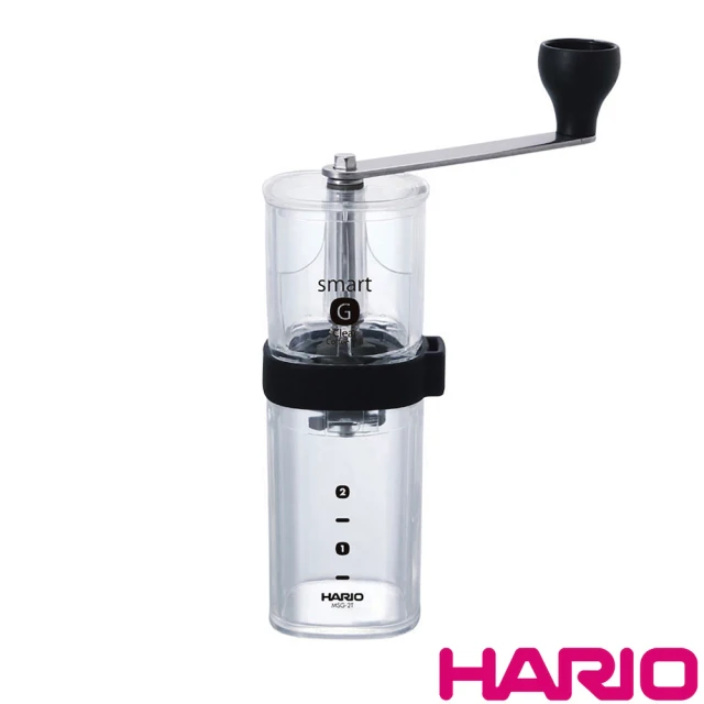 HARIO SMART-G透明手搖磨豆機(MSG-2-T)