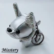 【Misstery】鑰匙圈鑽法鬥犬吊飾小-銀(鑰匙圈/包包吊飾)