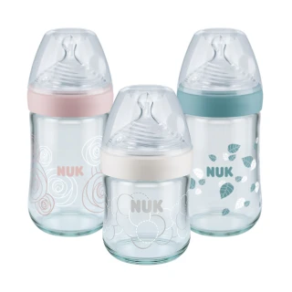 【NUK】自然母感玻璃奶瓶120ml+240ml