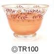 【Madiggan 貝斯麗】托斯卡尼 手工彩繪開運玻璃碗(金紅、金綠可選)