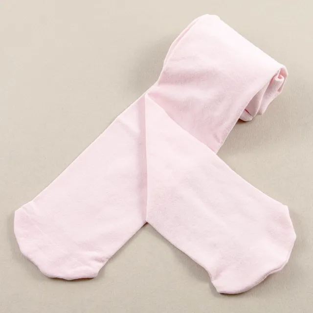 【公主童襪】90D秋冬溫暖粉色超細纖維兒童褲襪（0-12歲）- 3歲以下止滑