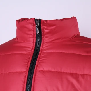 【ROBERTA 諾貝達】休閒極品 禦寒必備 厚舖棉夾克外套(紅色)