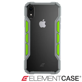 【美國 Element Case】iPhone XR Rally(專用拉力競賽防摔殼 - 淺灰/萊姆綠)