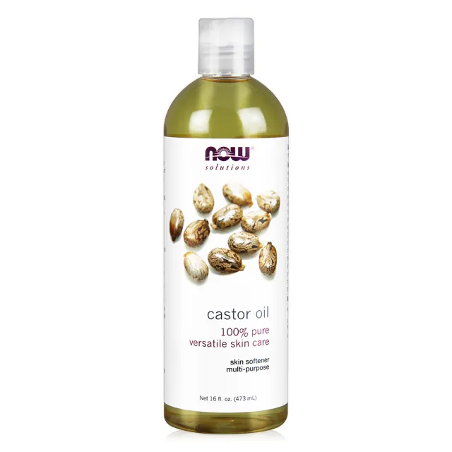 【NOW Solutions】蓖麻油Castor Oil(16 oz / 473 ml)