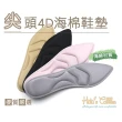 【糊塗鞋匠】C178 尖頭4D海棉鞋墊(5雙)