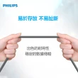 【Philips 飛利浦】USB to Type C 125cm 彈絲手機充電線(DLC4543A)