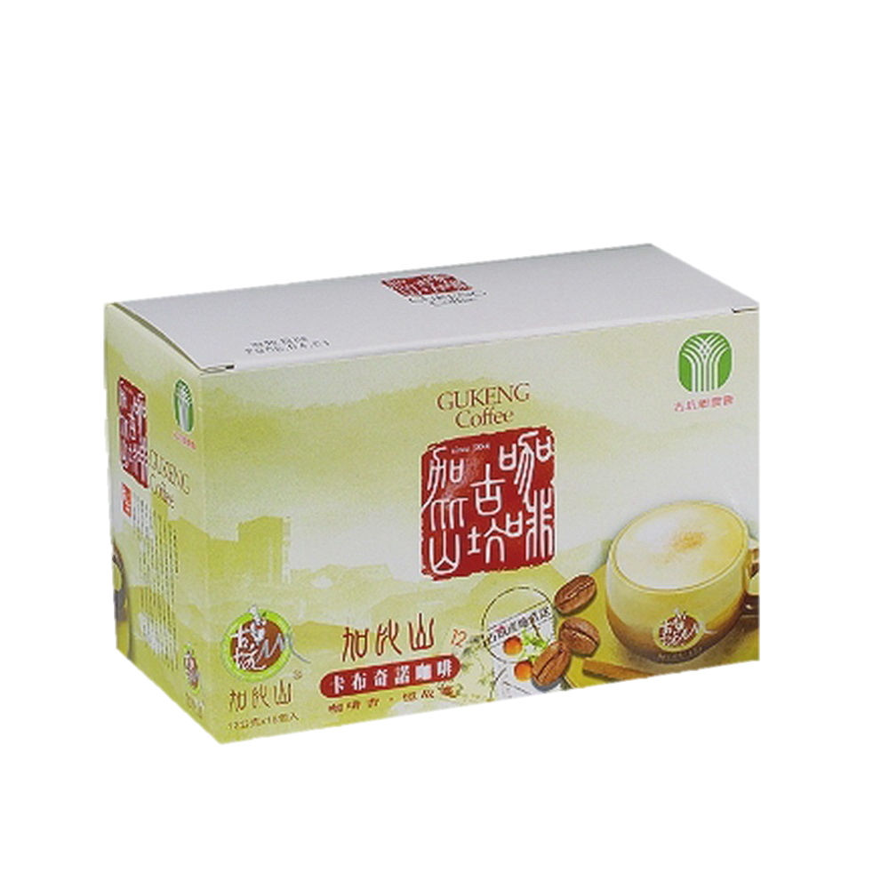 【古坑農會】加比山卡布奇諾咖啡 12gx18包 盒 