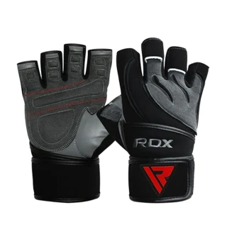 【RDX】重訓舉重專用 真皮革健身手套 WGL- L4G(專業健身手套 重訓 舉重 真皮 全皮 防滑)