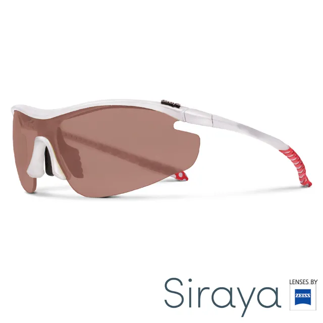 【Siraya】『專業運動』運動太陽眼鏡 紅色鏡片 德國蔡司 ZETA