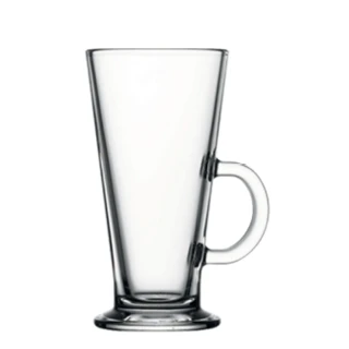 【Pasabahce】強化拿鐵玻璃杯263cc(2入組)