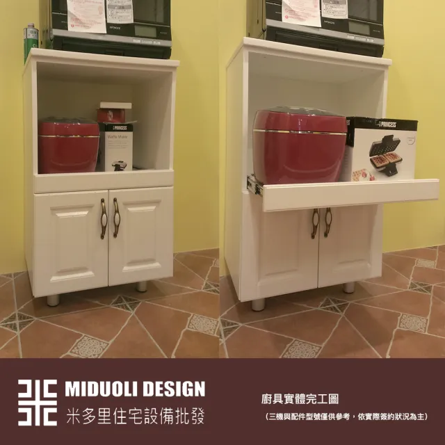 【MIDUOLI米多里】19號系列 電器櫃 收納櫃（不含電器）(米多里設計)