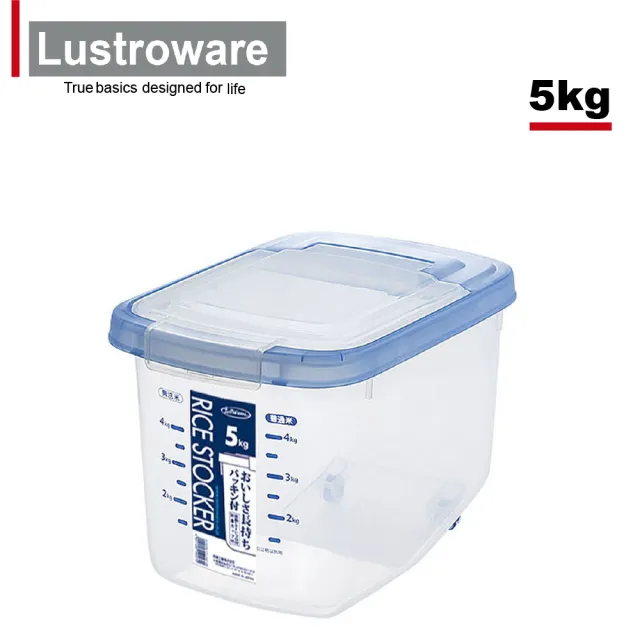 【Lustroware】日本進口儲米箱(5kg)