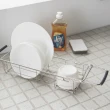【完美主義】不鏽鋼伸縮水槽洗碗精掛籃/碗盤架/瀝水架