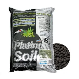 【JUN】Platinum Soil白金黑土底床(8L-黑色/粗粒)