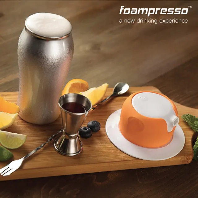 【foampresso】攜帶式飲料泡沫器 mini(瑪瑙黑)