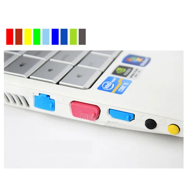 【kiret】超值26枚 電腦 筆電 USB 防塵塞-各式接口防塵套組 通用型(耳機 SD卡 HDMI 接口 端口 通用)