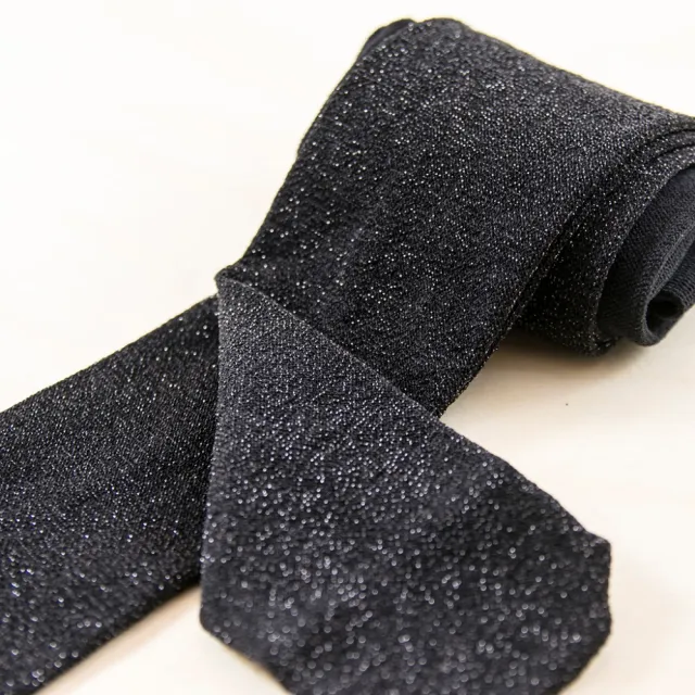 【公主童襪】黑色閃耀蔥超細纖維兒童褲襪（0-12歲）- 5歲以下止滑
