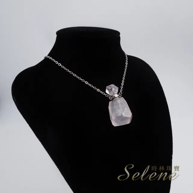 【Selene】水晶香水瓶項鍊(兩款任選)