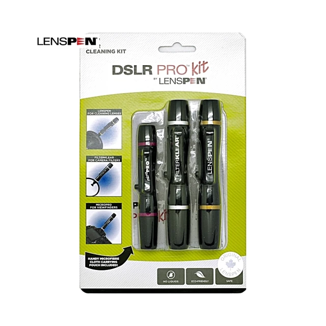 【Lenspen】NDSLRK-1拭鏡筆組含拭鏡布和鬃毛刷(鏡頭清潔筆 鏡頭筆 鏡頭清潔)