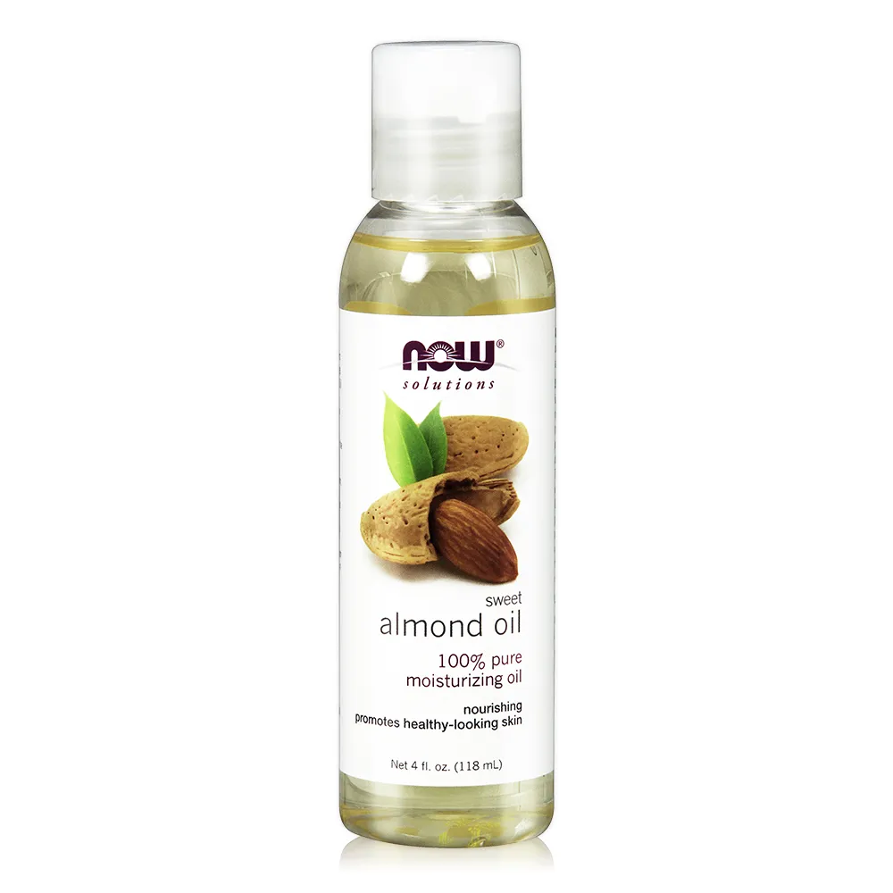 【NOW Solutions】甜杏仁油Sweet Almond Oil(4 oz / 118 ml)