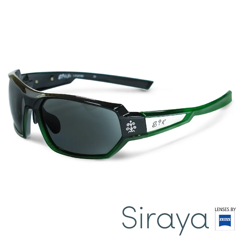 【Siraya】『時尚運動』運動太陽眼鏡 膠框 寬幅 德國蔡司 KAZAL 鏡框