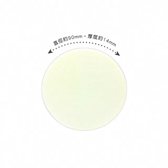 【Lumina 露蜜】大圓化妝海綿盒裝x12入(天然乳膠 乾濕兩用 十二入裝)