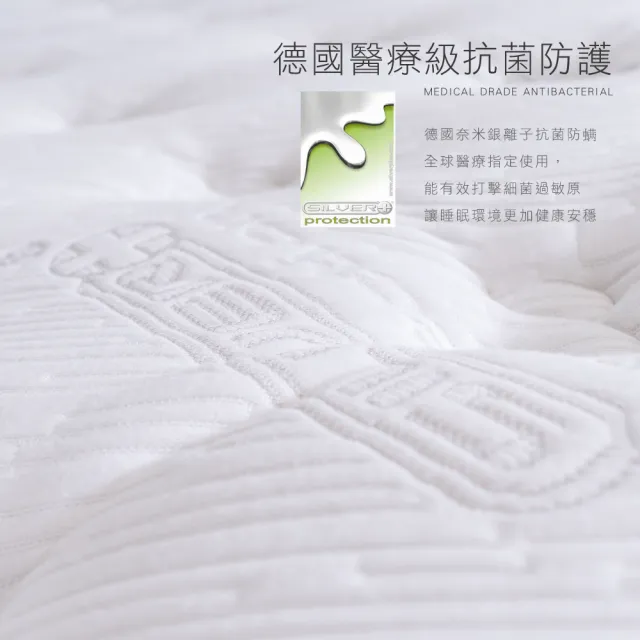 【MONTAGUT 夢特嬌】超適眠三線乳膠蜂巢獨立筒床墊(單人-105x186cm)