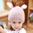 【Kori Deer 可莉鹿】麋鹿角嬰兒童秋冬加厚針織毛線帽(多色可選 寶寶帽童帽保暖聖誕)
