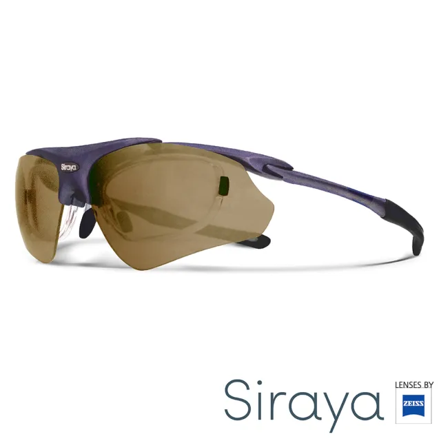 【Siraya】『專業運動』運動太陽眼鏡 棕色鏡片 德國蔡司 DELTA