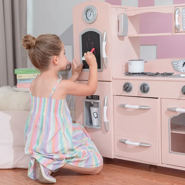 【Teamson】奧蘭多木製家家酒兒童廚房玩具(3色)