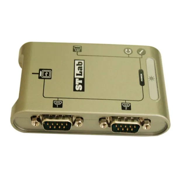 【ST-Lab】U-400 Type-A USB2.0轉RS232 四埠HUB(U-400)