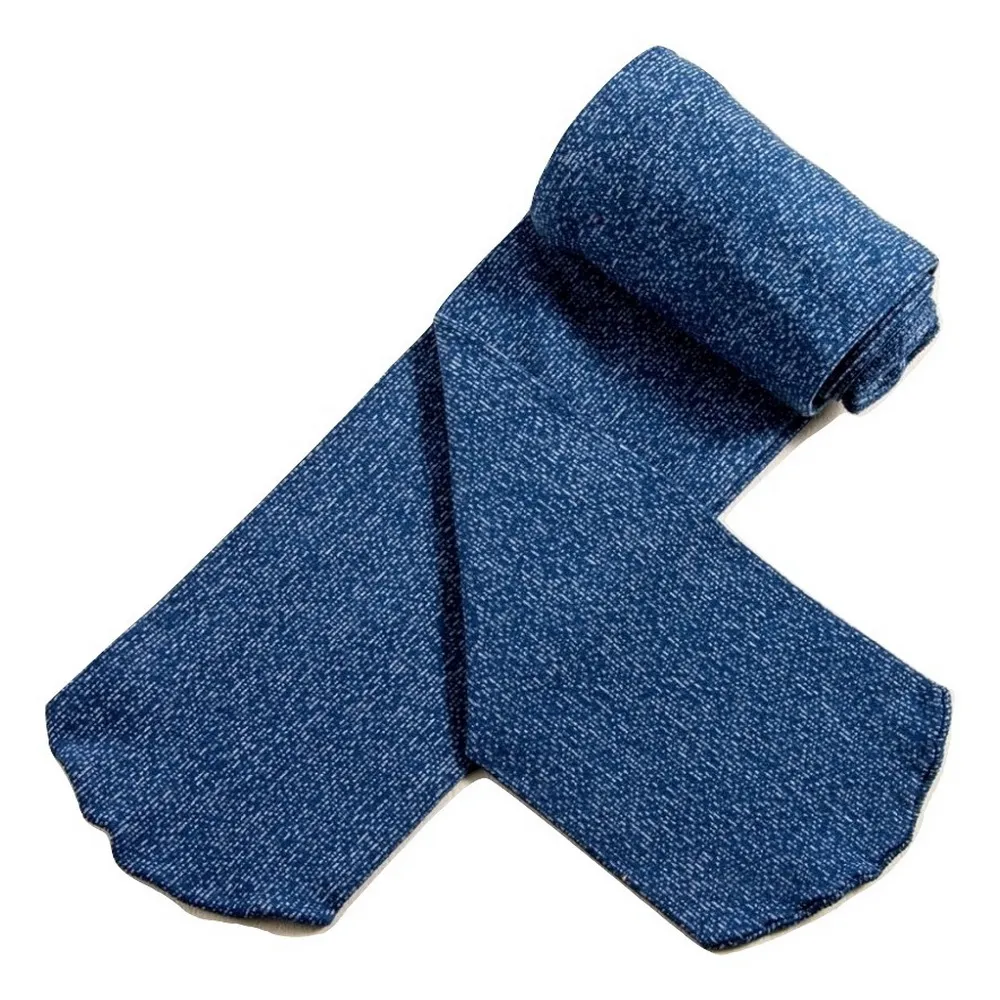 【公主童襪】90D藍色超細纖維花紗款兒童褲襪（0-12歲）- 3歲以下止滑