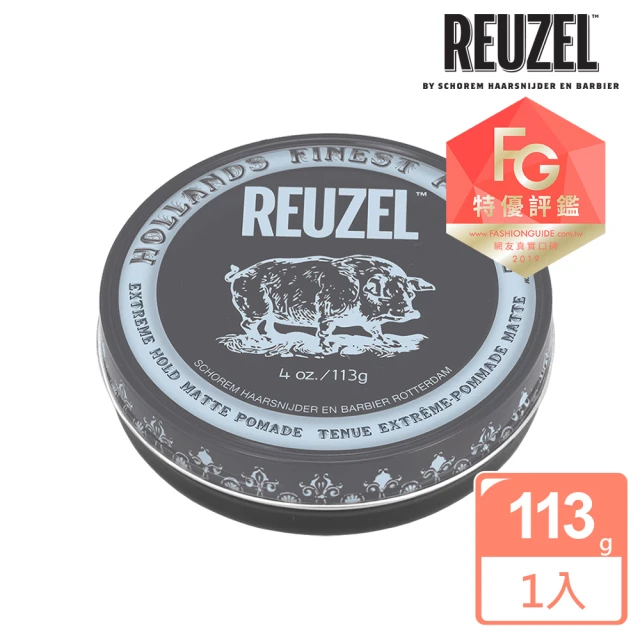 【REUZEL】灰豬極強水泥級無光澤髮蠟 113g