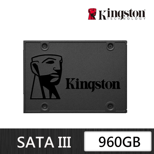 【Kingston 金士頓】A400 960GB SATA ssd固態硬碟 (SA400S37/960G) 讀 550M/寫 450M