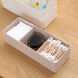 【IDEA】素雅多功能疊加式化妝品文具組合三層收納盒