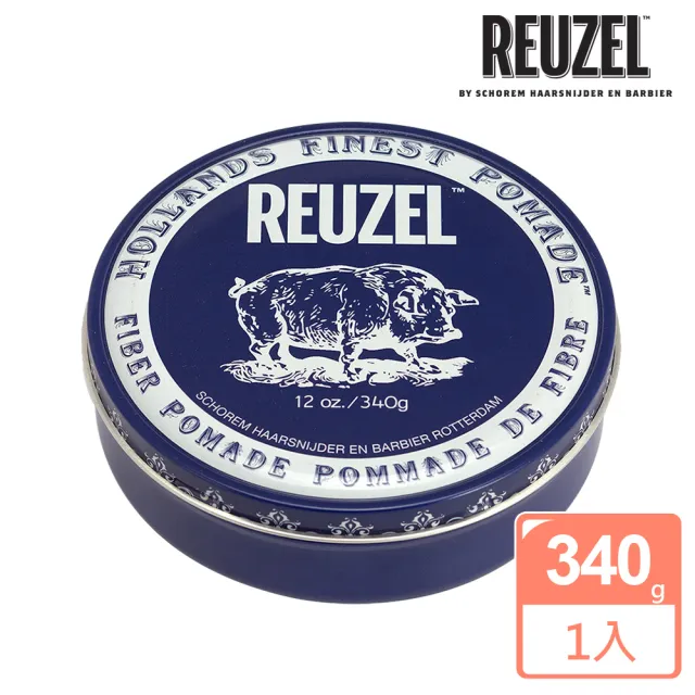 【REUZEL】深藍豬強力纖維級水性髮泥 340g