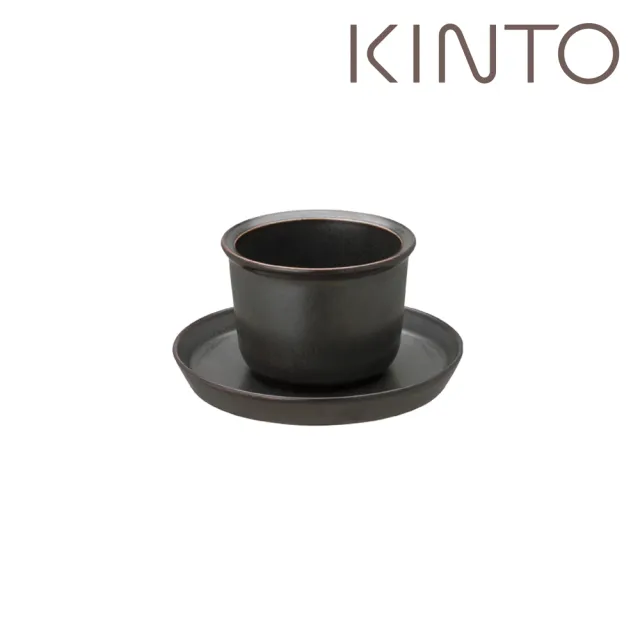 【Kinto】LT杯盤組160ml-黑