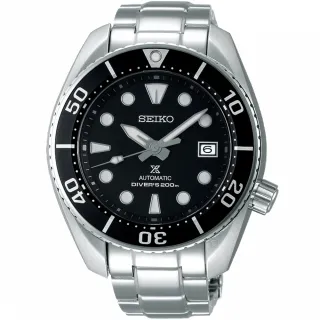 【SEIKO 精工】PROSPEX系列相撲廣告款潛水機械錶(黑 6R35-00A0D SPB101J1)