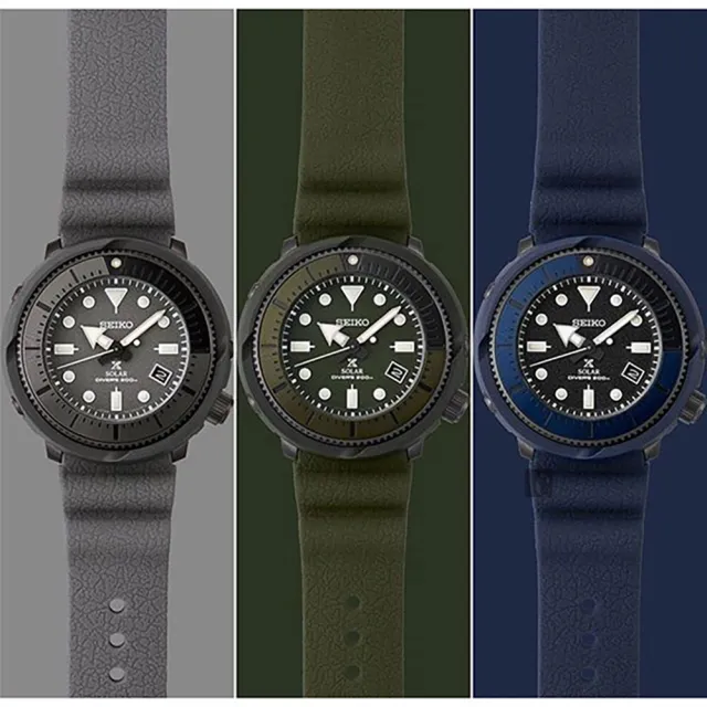 【SEIKO 精工】PROSPEX 鮪魚罐頭 Diver 太陽能200米潛水手錶 送6入手錶收藏盒(V157-0DC0B SNE533P1)