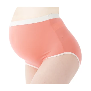 【Gennies 奇妮】2件組*休閒舒適孕婦高腰內褲(桃EB54)