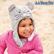 【JoJo Maman BeBe】保暖舒適羊毛帽_ 灰色老鼠(JJHAT-D8653)