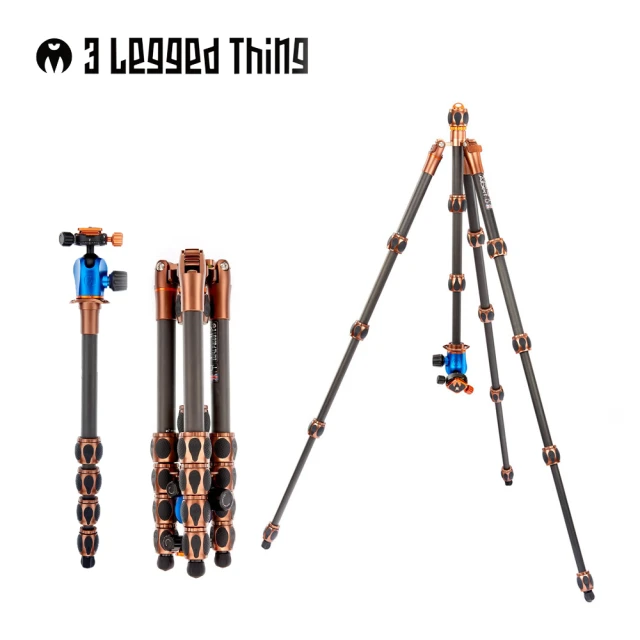 【3 Legged Thing】ALBERT KIT 5節碳纖維三腳架(管徑26mm含雲台全景夾座)