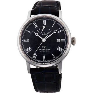 【ORIENT 東方錶】東方之星 CLASSIC 羅馬機械錶-黑/38.7mm 新年禮物(RE-AU0003L)