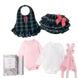 【Baby童衣】彌月禮盒 外出套裝組配件長袖禮盒-女款 A0037(共2色)