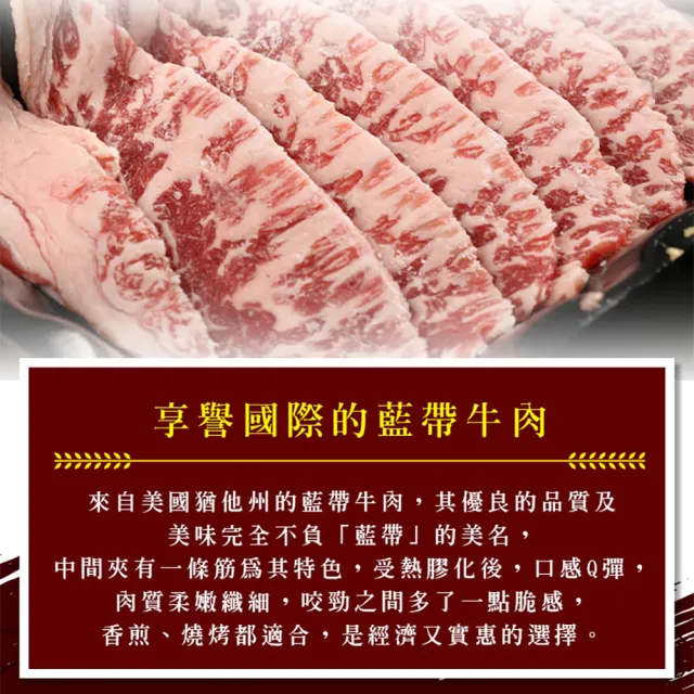 【享吃肉肉】美國藍帶特選嫩肩牛肉片9盒(250g±10%/包 中秋烤肉/燒烤)