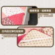 【LASSLEY】日式拼布-雙人床墊｜保潔墊(平單式 床蓋 日本 和風 美式鄉村)
