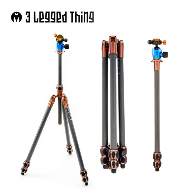 【3 Legged Thing】WINSTON KIT  3節碳纖維三腳架(管徑29mm含雲台全景夾座)