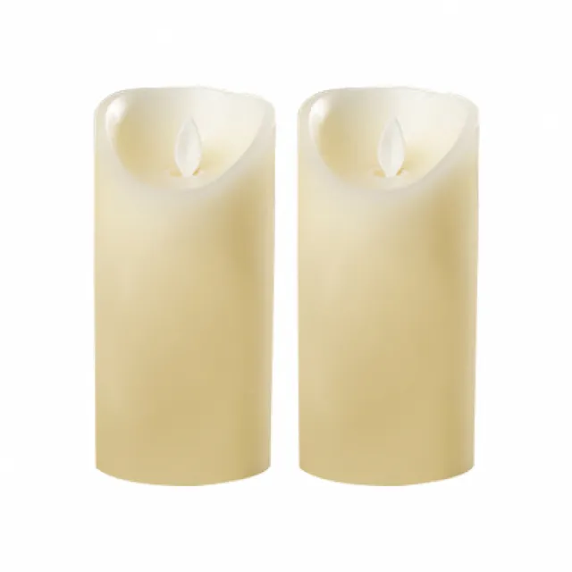 【Fili】LED復古風情造型蠟燭燈-2入(精美石蠟材質節慶餐廳裝飾推薦)